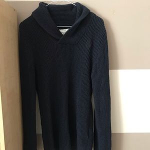 Abercrombie&Fitch -Men’s Navy Cowl Neck Sweater -M